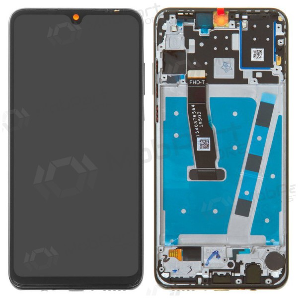 Huawei P30 Lite 24MP schermo / display (nero) (con una cornice) - Premium