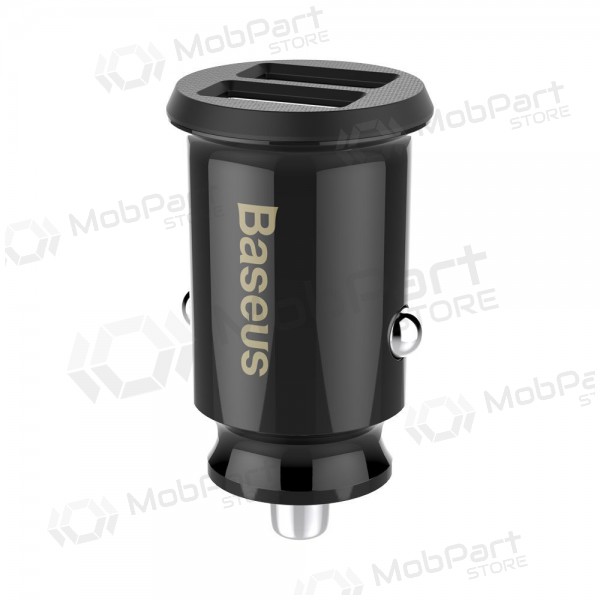 Caricatore automobilinis Baseus Grain (3.1A) x 2 USB CCALL-ML01 (nero)
