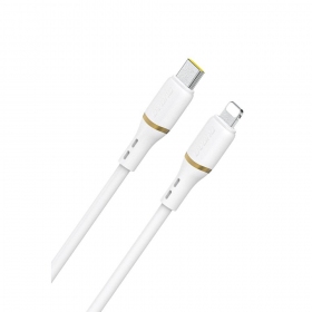 Cavo Lightning Dudao L25X USB-C a Lightning 1 m 30 W bianco