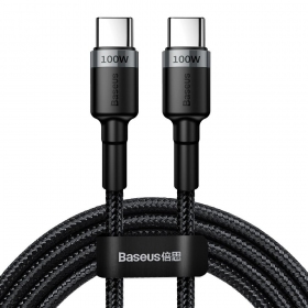 Cavo USB-C Baseus Cafule CATKLF-ALG1 USB-C a USB-C 2 m 100 W nero