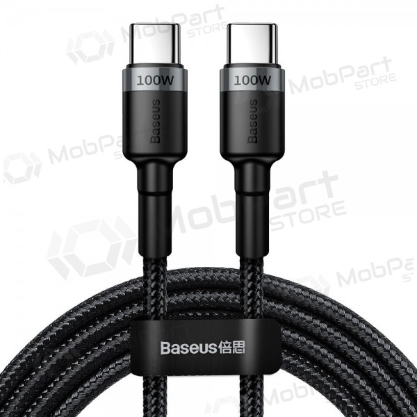 Cavo USB-C Baseus Cafule CATKLF-ALG1 USB-C a USB-C 2 m 100 W nero