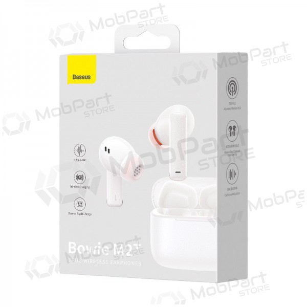 senza fili mani libere Baseus Bowie M2+ NGTW190002 (bianco)