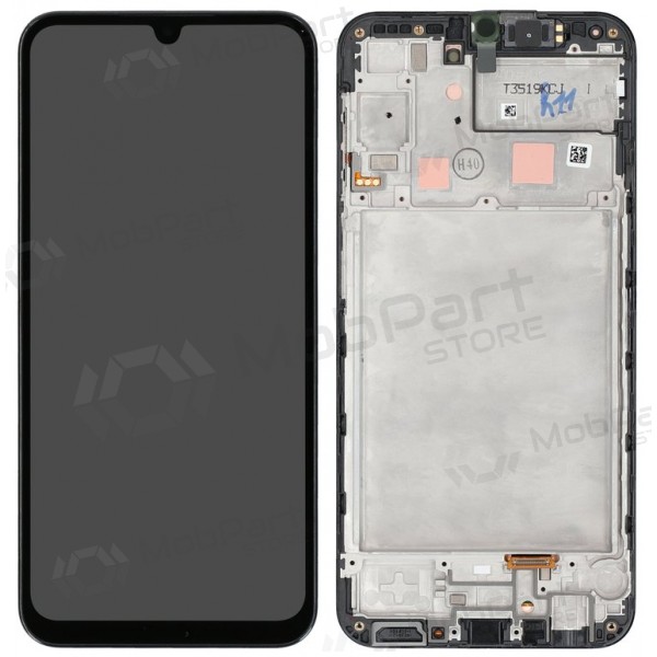 Schermo per Samsung Galaxy A24 4G (nero) (con cornice) (originale)