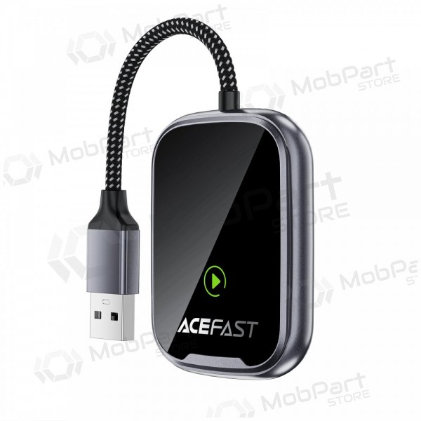 Adattatore CarPlay Acefast QC1 wireless Android Auto nero