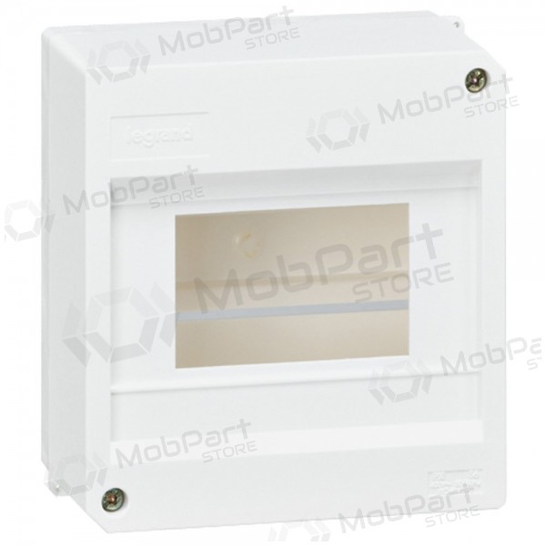 Plastikinis virštinkinis skydelis 6 mod. Legrand 001358 (be durelių)