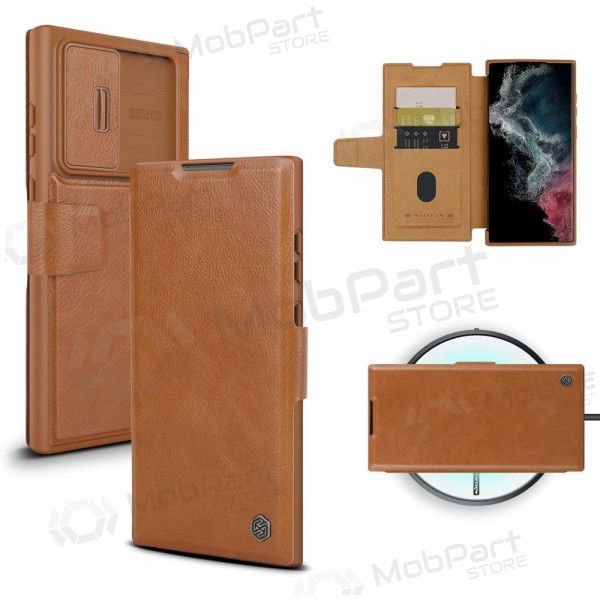 Samsung Galaxy S23 Plus custodia „Nillkin Leather“ (Marrone)