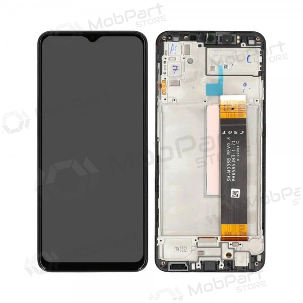 Samsung Galaxy M23 schermo / display (nero) (con una cornice) (originale) Samsung Galaxy M23 schermo / display (nero) (con una cornice) (originale)