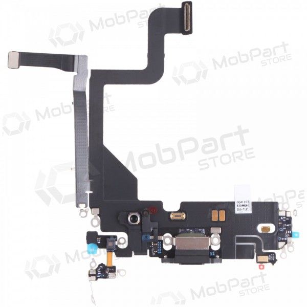 Connettore di ricarica e microfono per Apple iPhone 13 Pro (nero)
