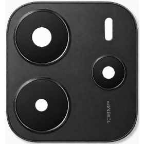 Vetro fotocamera con cornice per Xiaomi Redmi Note 14 4G (nero)