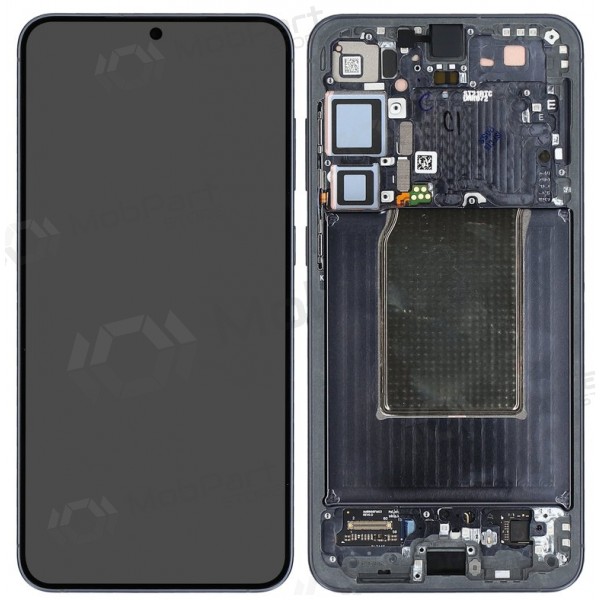 Schermo Samsung Galaxy S25+ (nero) (con cornice) (service pack assemblato)