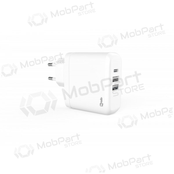 Caricatore BeHello USB-C 45W PD + 2 USB (bianca)