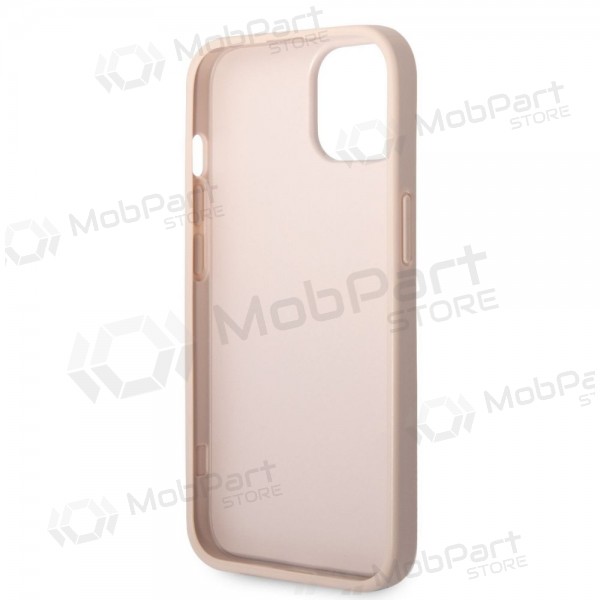 Custodia per Apple iPhone 14 - Guess PU 4G Metal Logo (rosa)