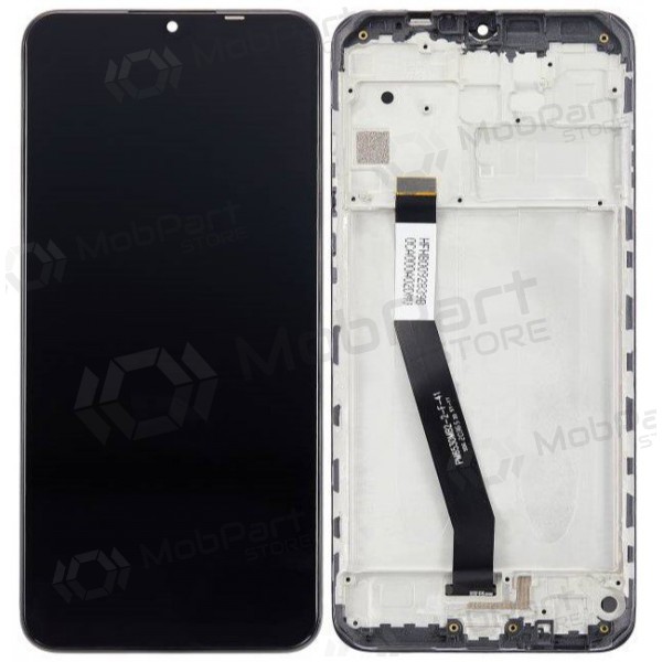 Xiaomi Redmi 9 schermo / display (nero) (con una cornice) (Premium)