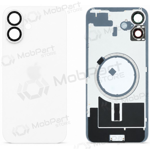 Cover posteriore per Apple iPhone 16 (bianco) (Premium)