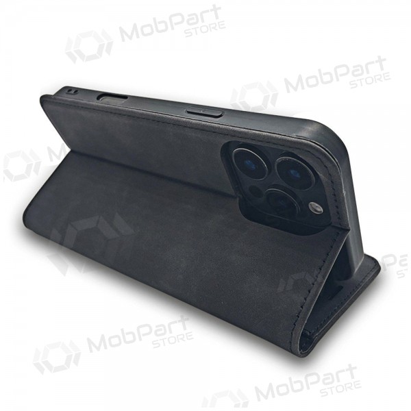 Custodia Samsung Galaxy A16 -Smart Suede- (nera)