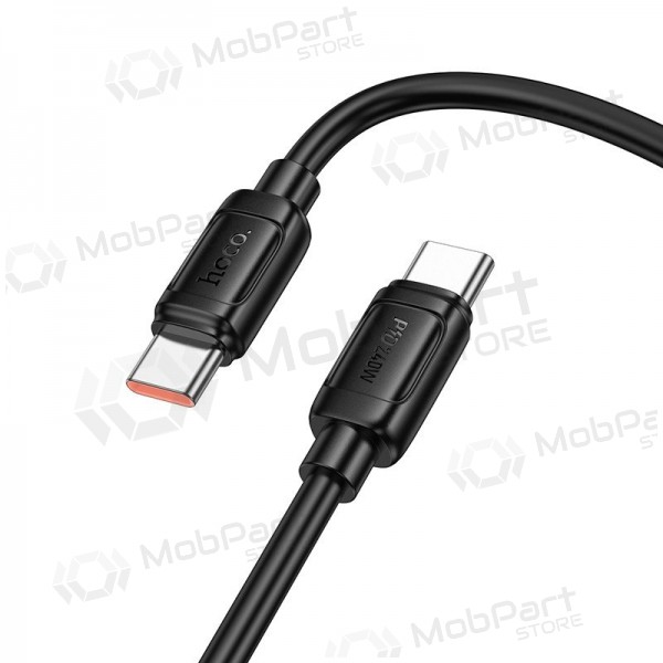 Cavo USB-C Hoco X115 USB-C a USB-C 1 m 240 W nero