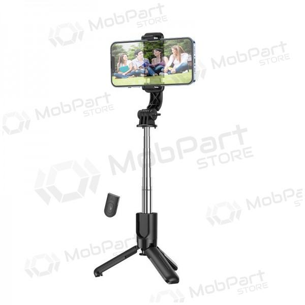 Bastone per selfie Hoco K17 Mini su trikojo funkcija nero