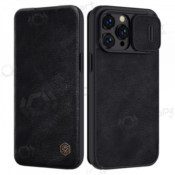 Custodia per Apple iPhone 14 - Nillkin Leather (nera)