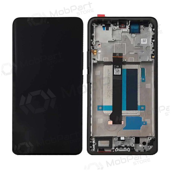 Xiaomi Redmi Note 13 Pro+ 5G schermo / display (nero) (con una cornice) (OLED)