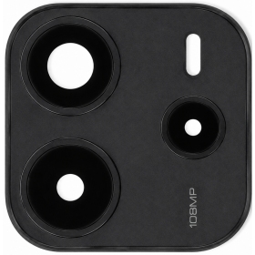 Vetro fotocamera Xiaomi Redmi Note 14 5G con cornice (nero)