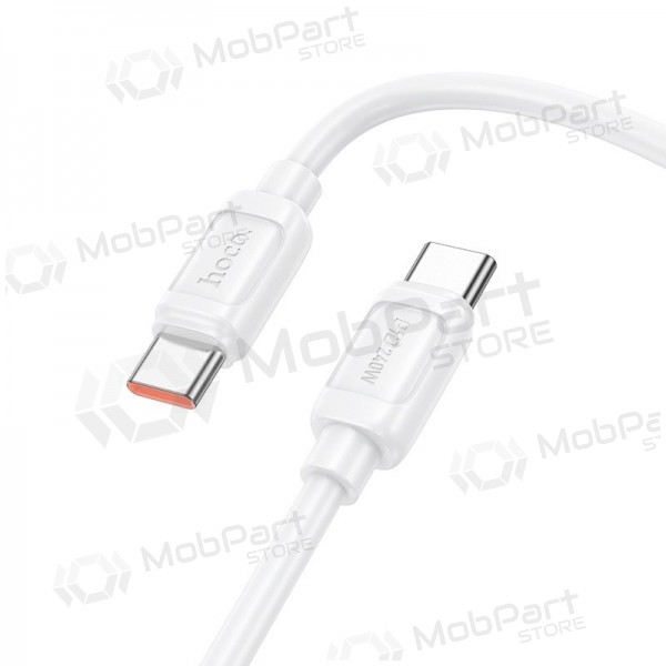 Cavo USB-C Hoco X115 USB-C a USB-C 1 m 240 W bianco
