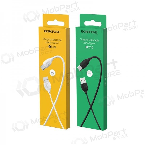 USB cavo Borofone BX19 USB-A to USB-C 1.0m bianca
