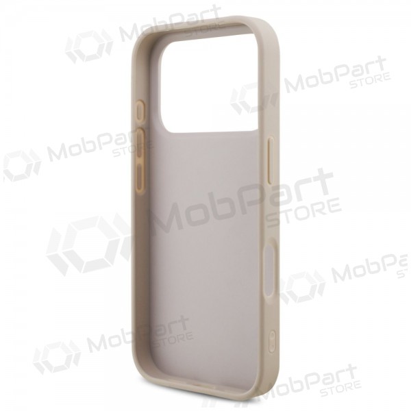 Custodia per Apple iPhone 17 Pro - Guess PU 4G Metal Logo (rosa)