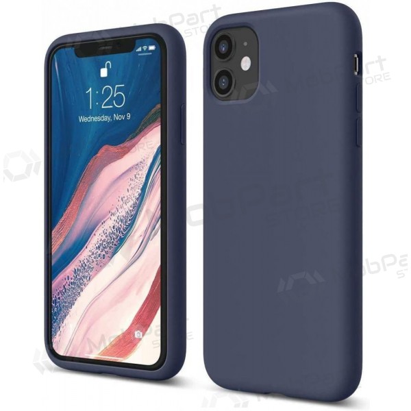 Custodia Xiaomi Redmi A7 Pro - Liquid Silicone 1.5mm blu scuro