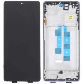 Xiaomi Poco M6 Pro 4G schermo / display (purpurinis) (con una cornice) (originale)