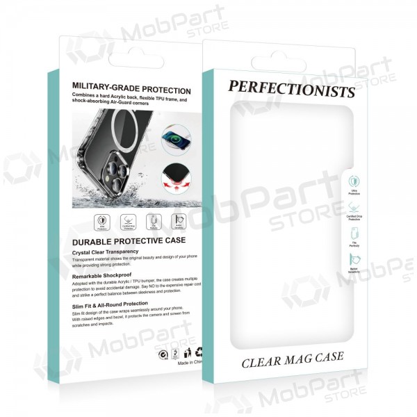 Custodia per Apple iPhone 16 Pro Max - Perfectionists Clear Mag Case (trasparente)