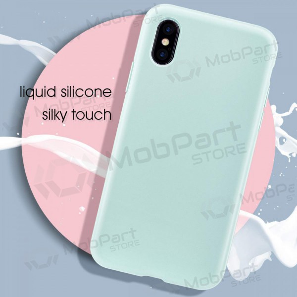 Custodia per Apple iPhone 12 Pro Max - Liquid Silicone 1.5mm (mint)