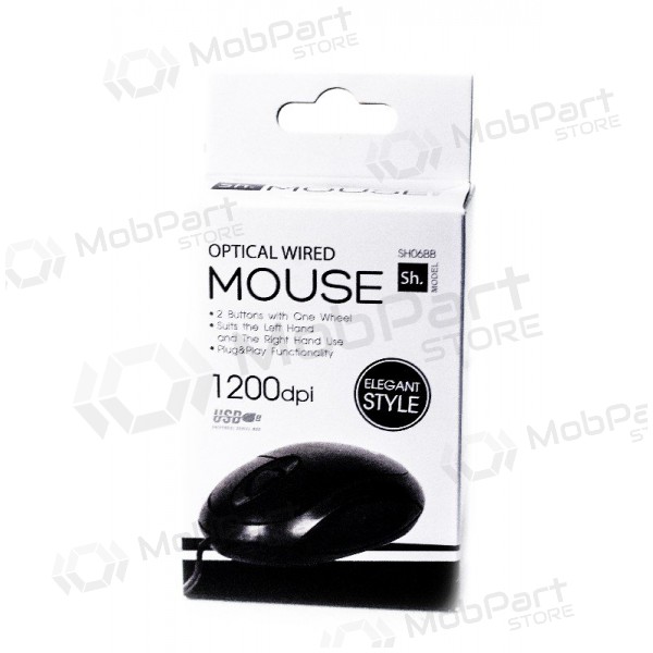 Mouse SH05 con filo (nero)