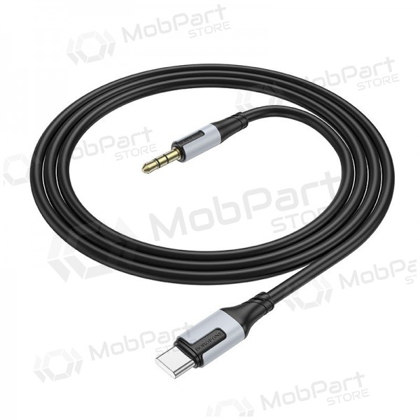 Cavo audio Borofone BL19 USB-C a 3.5 mm nero