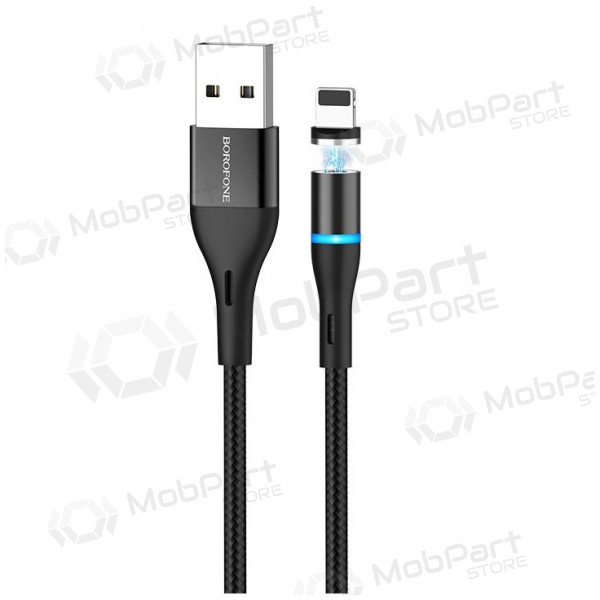 USB cavo Borofone BU16 Skill Magnetic Lightning 1.0m (nero)