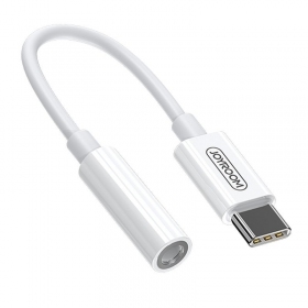 Adattatore audio Joyroom SH-C1 USB-C a 3,5 mm bianco