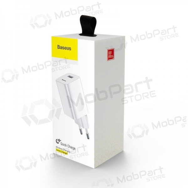 Caricabatterie per telefono Baseus CCALL-BX02 24 W USB-A bianco