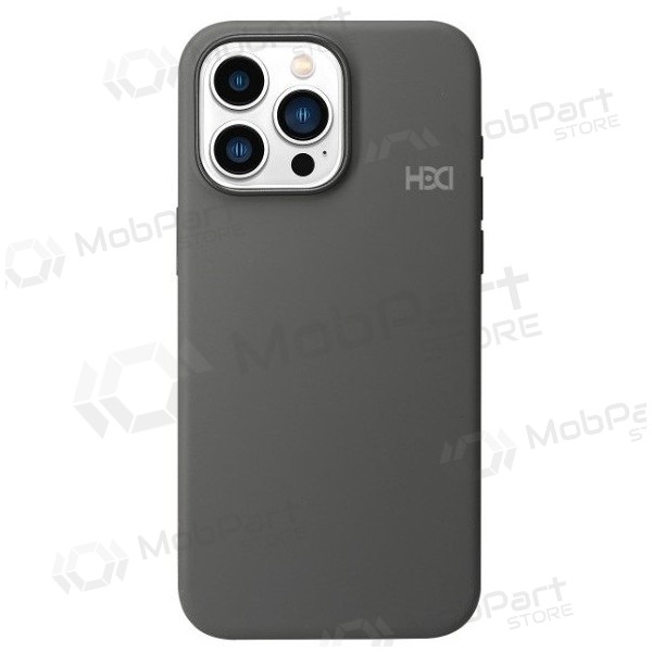 Custodia HDD Silicone MagSafe Case Apple iPhone 16 tamsiai grigio