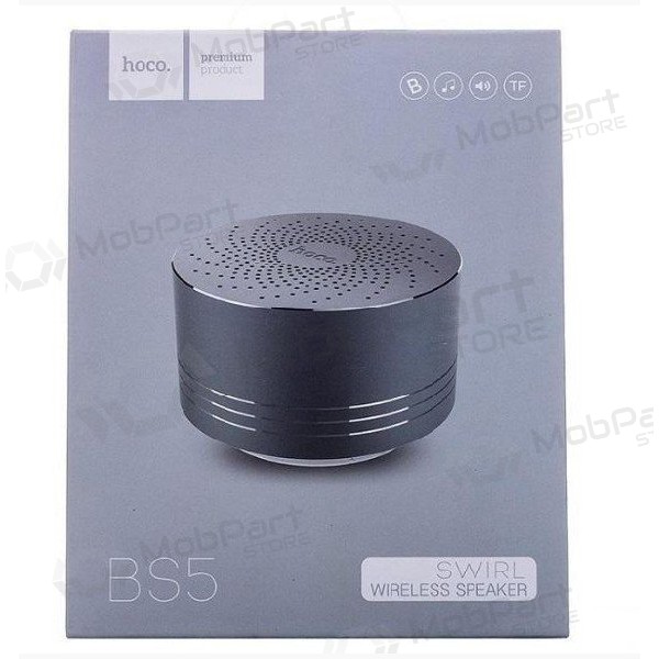 Bluetooth altoparlante portatile HOCO BS5 (MicroSD, mani libere, AUX,FM) (grigio)