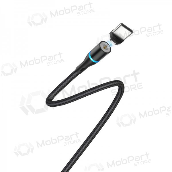 USB cavo Borofone BU16 Skill Magnetic Type-C 1.0m (nero)
