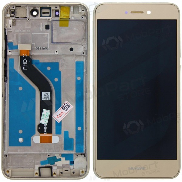 Huawei P8 Lite (2017) / P9 Lite (2017) / Honor 8 Lite schermo / display (d'oro) (con una cornice)