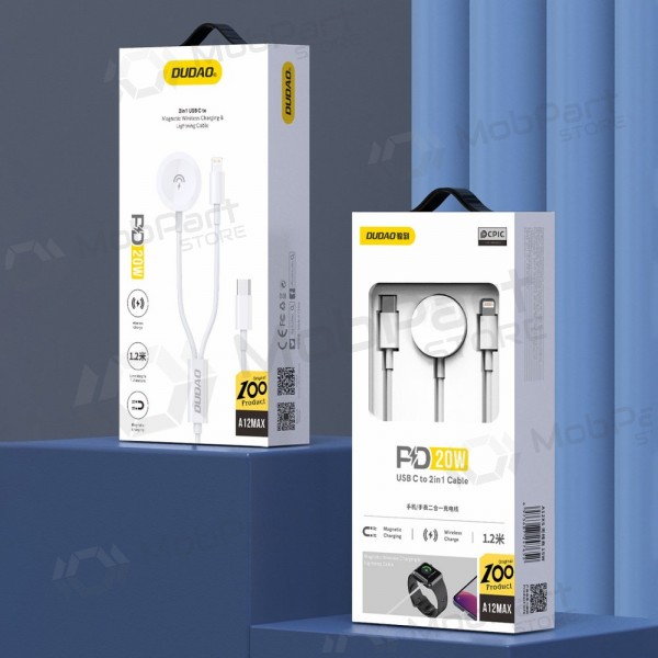 Cavo USB-C Dudao A12MAX-2in1 USB-C a iWatch / Lightning 1.2 m