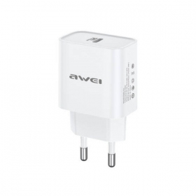 Caricabatterie per telefono Awei PD61-EU 20 W USB-C bianco