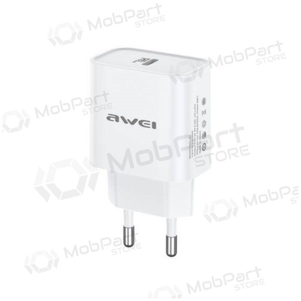 Caricabatterie per telefono Awei PD61-EU 20 W USB-C bianco