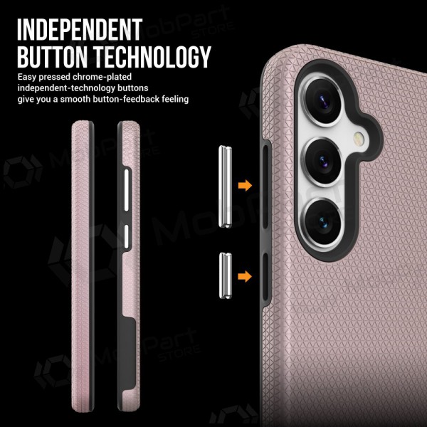 Samsung Galaxy S24 FE custodia „Perfectionists“ (rožinio aukso)