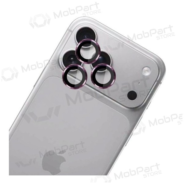 Apple iPhone 18 Pro, 18 Pro Max vetro temperato protettivo per fotocamera - 3MK Lens Pro (ciliegia)