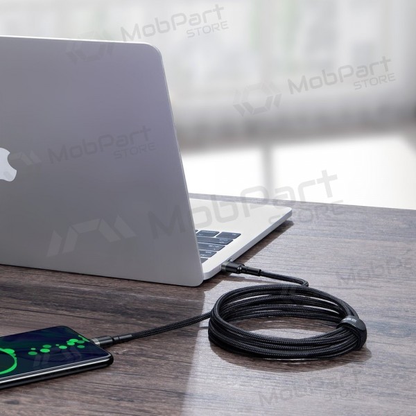 Cavo USB-C Baseus Cafule CATKLF-ALG1 USB-C a USB-C 2 m 100 W nero