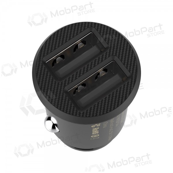 Caricatore automobilinis Baseus Grain (3.1A) x 2 USB CCALL-ML01 (nero)