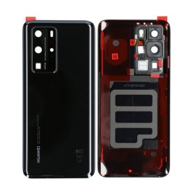Huawei P40 Pro coperchio batteria posteriore (nero) (usato grade C, originale)