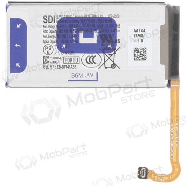 Batteria Samsung Galaxy Z Flip6, Z Flip7 FE, accumulatore EB-BF741ABE (originale)