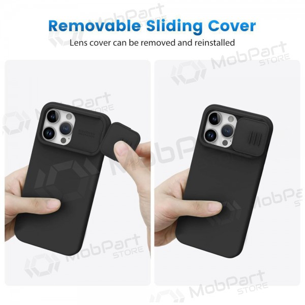 Custodia per Apple iPhone 14 - Nillkin Silicone (nero)